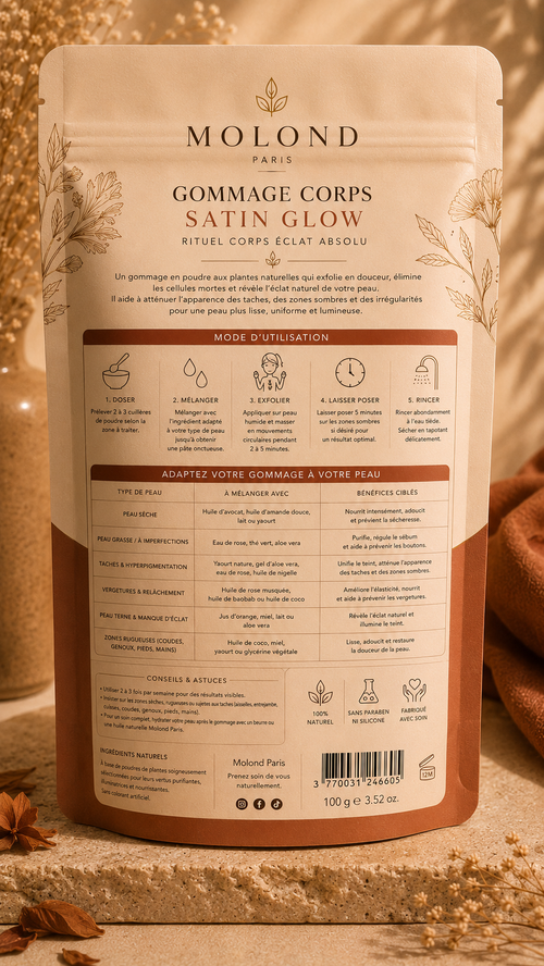 Gommage Corps en Poudre – Satin Glow
